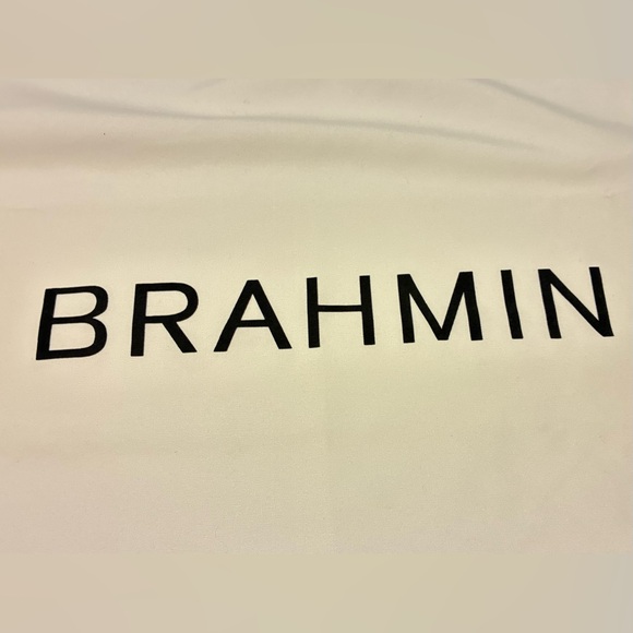 Brahmin White Dust Bag With Logo Large Approx 22 X 28 - Picture 8 of 9